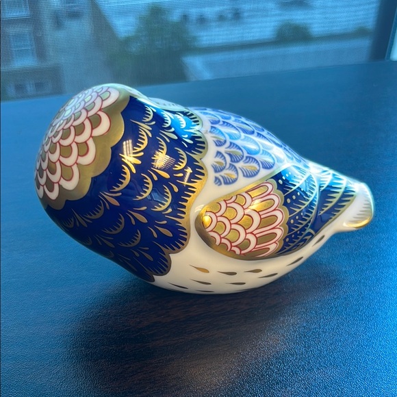 Royal Crown Derby Owl with Gold Stopper, First Quality - Picture 3 of 6